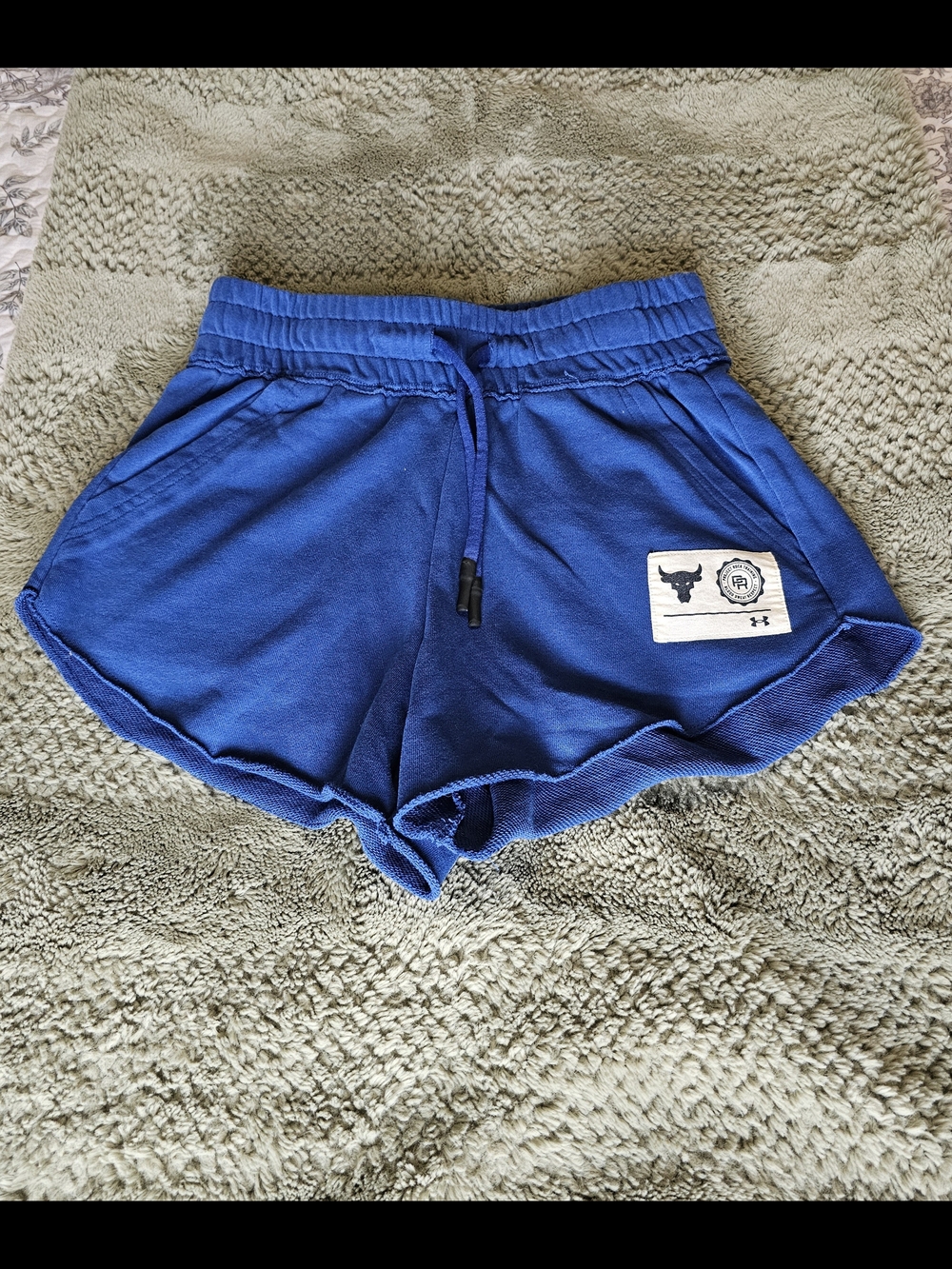 Under Armour Women's Royal Blue Athletic Drawstring Shorts